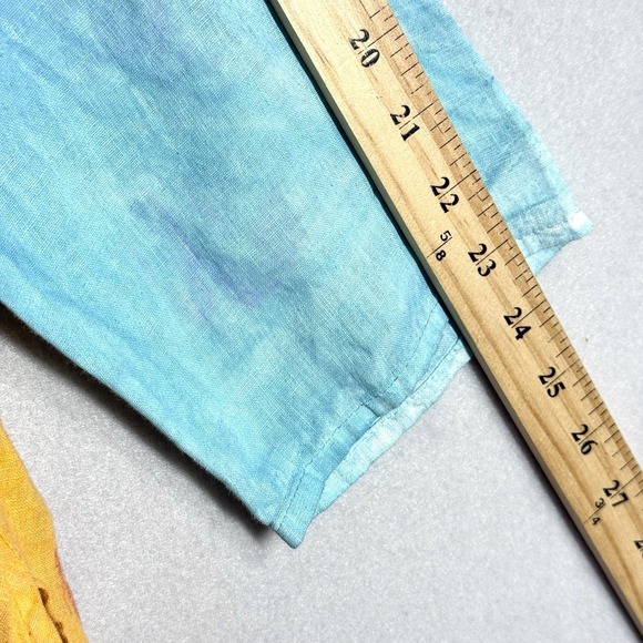 Sloop Jones Top Womens Small Virgin Islands Watercolor Pullover Art to Wear OOAK - Picture 13 of 14